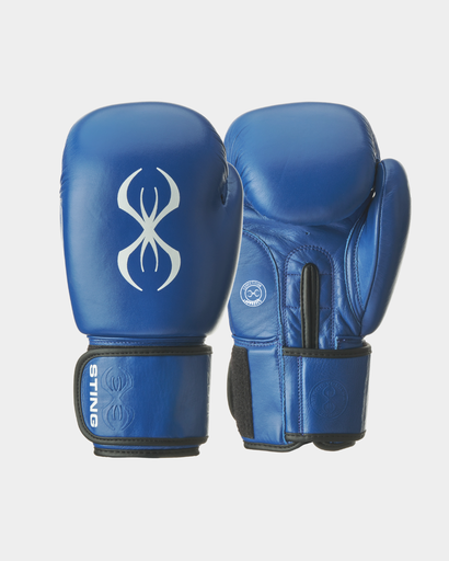 Wettkampfhandschuhe Offiziell Geprüft Blau